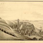 Город Юрьевец, рисунок А. Кореонова, 1855 год